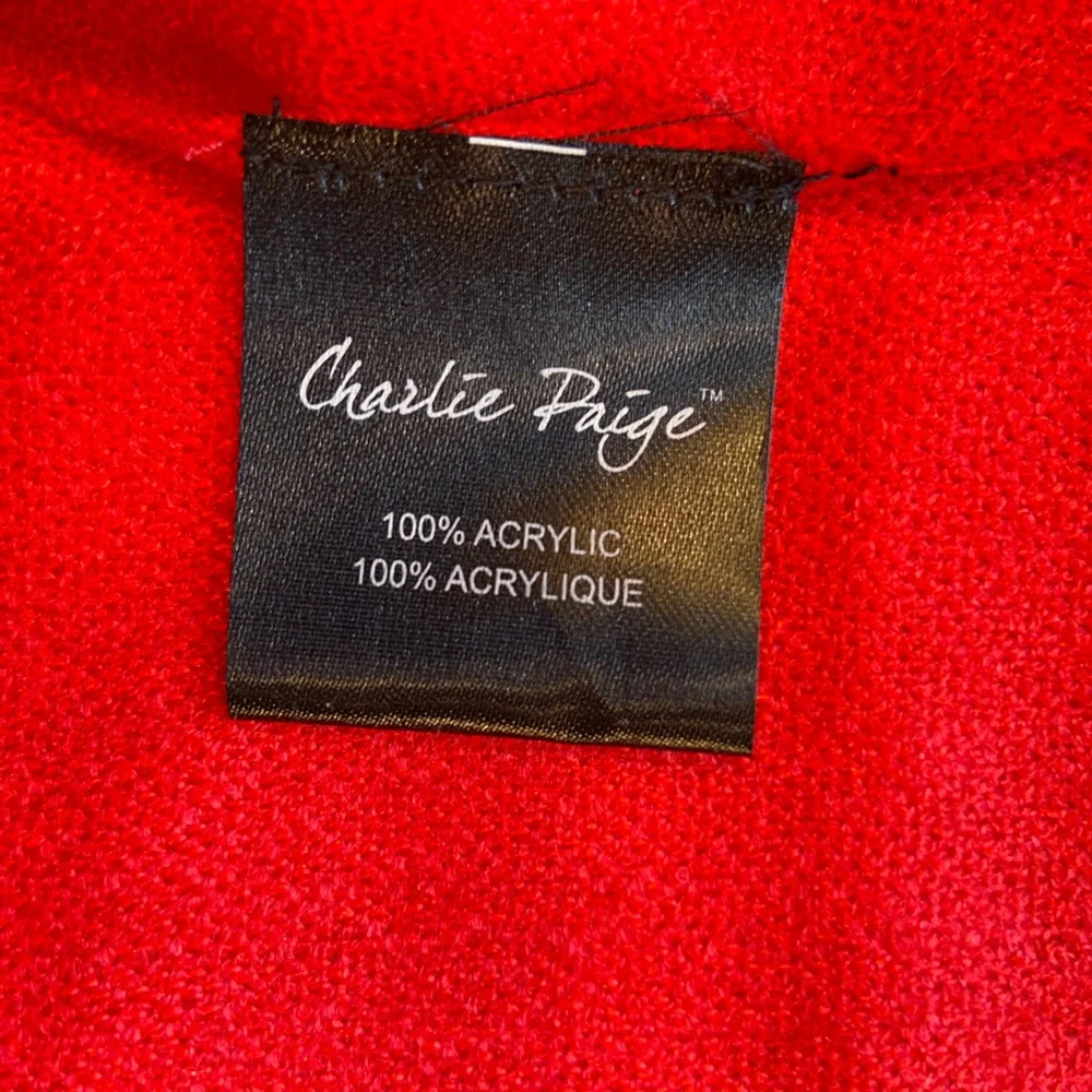 Charlie Paige Hombre‎ Scarf, Pink to Red